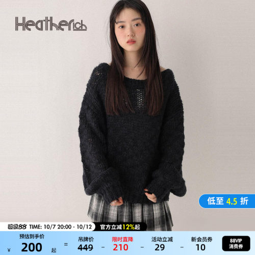 宽松编织衫 休闲慵懒风