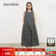 WEAR连衣裙女2025夏季 新款 时尚 BUCH 无袖 简约日系长裙326572