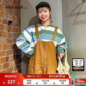 新款 niko 撞色条纹亨利领上衣639054 T恤男女同款 2026春季 and ...