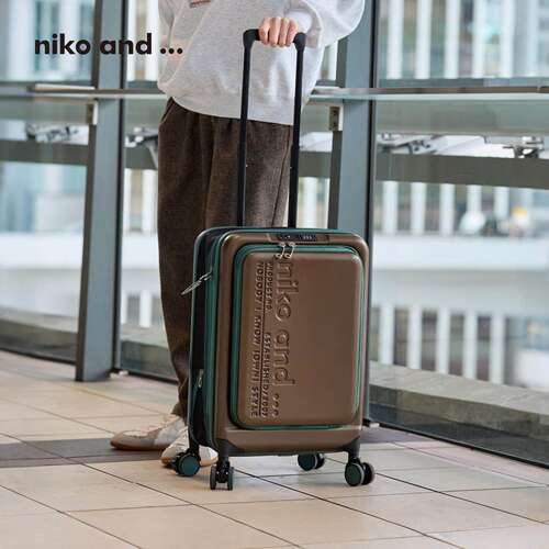 niko and ...旅行箱2026新款复古风可扩展折叠便携行李箱637879