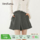 日系御姐风压褶宽松A字短裤 新款 596500 子女2026春季 Heatherich裤