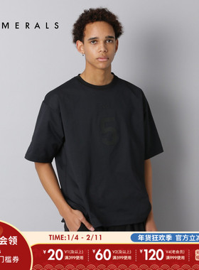 Numerals T恤男2026春季新款运动风休闲数字印花短袖上衣293233