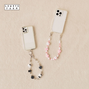 LOWRYS FARM Sanrio联名2025新款可爱创意Kitty手机挂绳599570