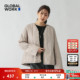 WORK 夹克衫 25冬季 GLOBAL 新款 女士毛绒温柔两穿夹棉厚外套494074