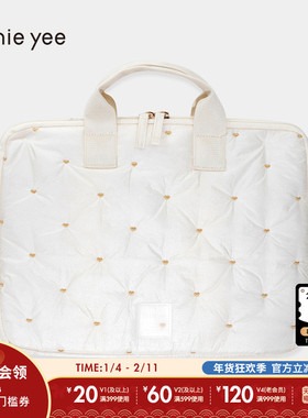 tiy nie yee电脑包冬季新款时尚绗缝便携手提收纳包137537