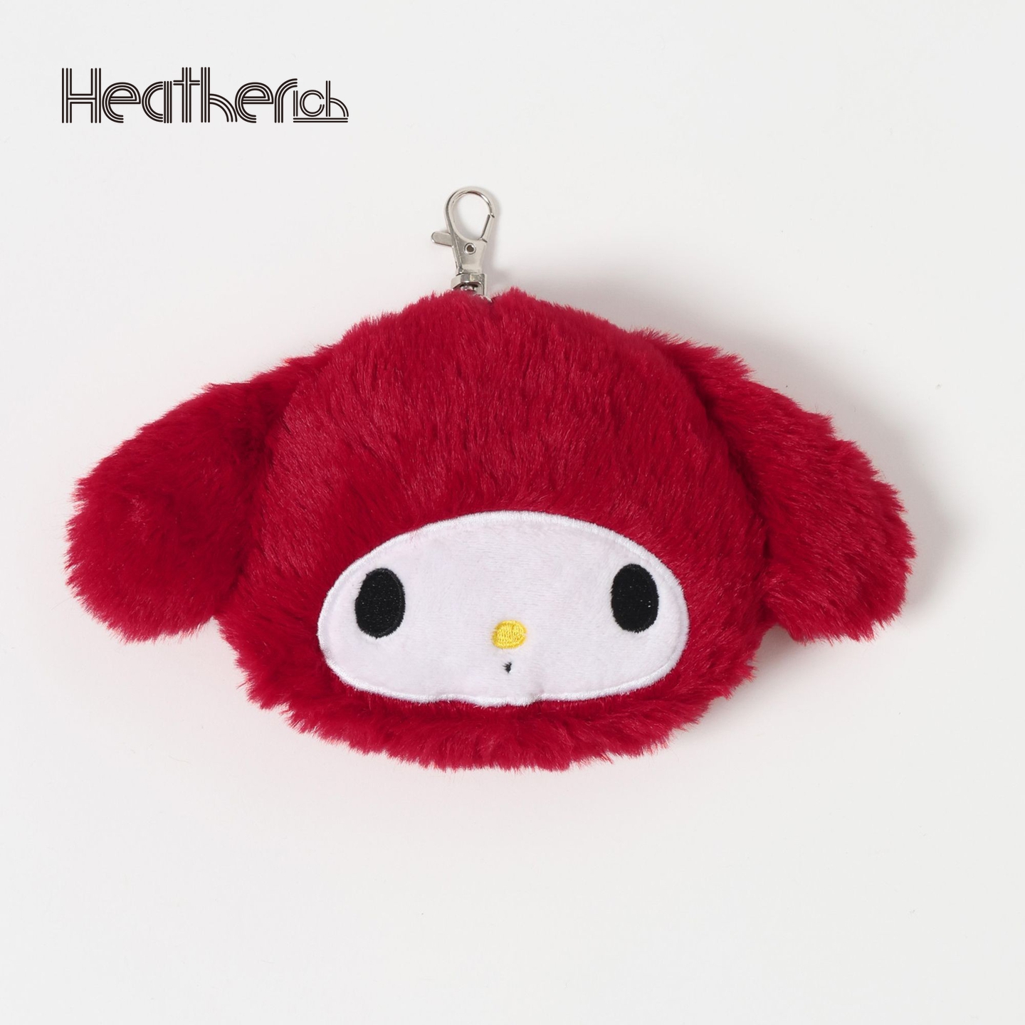 Heatherich Sanrio联名2025新款美乐蒂毛绒钥匙扣卡片夹599673