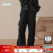 FARM长裤 女2025冬季 新款 LOWRYS 复古设计感花边棉质休闲裤 607239