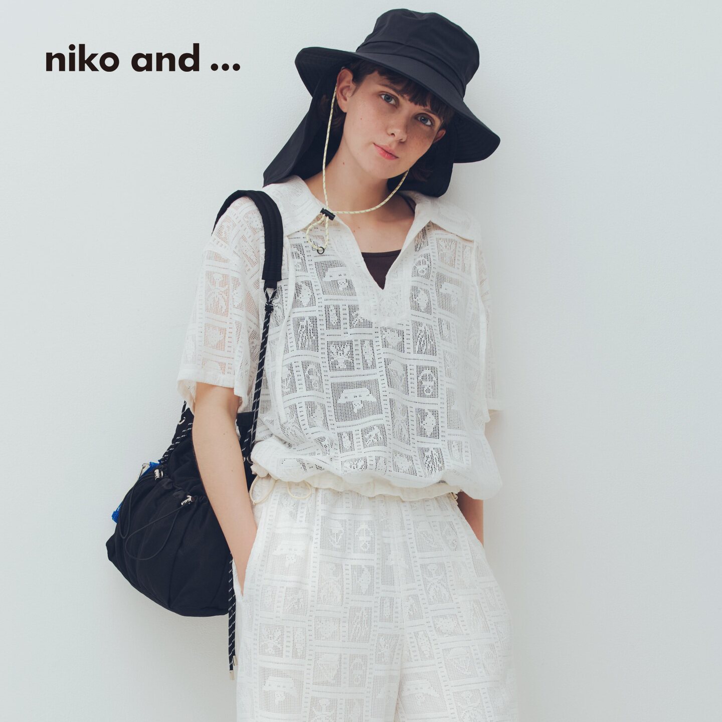 niko and ...衬衫女2026夏季新款温柔海军领半透明短袖罩衫808726图片