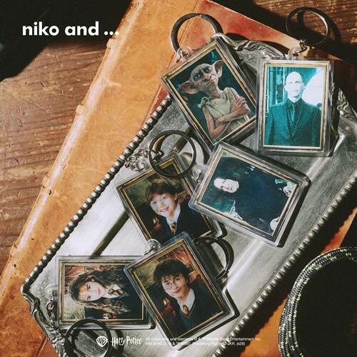 niko and ... 哈利波特联名系列26新款复古盲盒光栅钥匙扣1048307