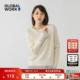 WORK 毛衣女2025冬季 新款 GLOBAL 复古优雅圆领针织衫 606611