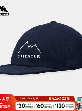 CITY CREEK帽子休闲潮流街头运动学院风日系棒球帽970511