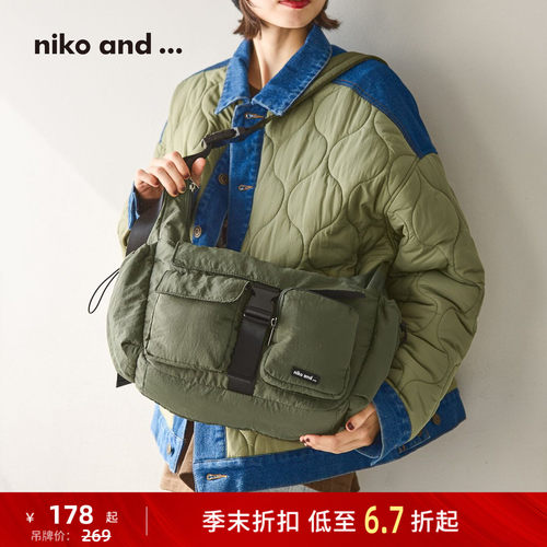 工装风多口袋单肩包 造型与实用兼具