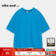 and ...T恤女夏季 新款 niko 时尚 休闲简约宽松条纹上衣103475