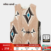 niko 男女通用加绒保暖马甲588458 新款 and ...防寒系列2025冬季