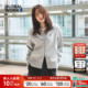 WORK 卫衣女2026春季 新款 GLOBAL 简约休闲基础长袖 连帽外套580938