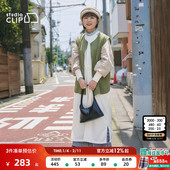 CLIP 连衣裙女冬季 新款 studio 时尚 宽松抽绳两面穿裙子143216