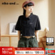 polo衫 niko 909974 多巴胺穿搭短款 短袖 and ...T恤女夏季
