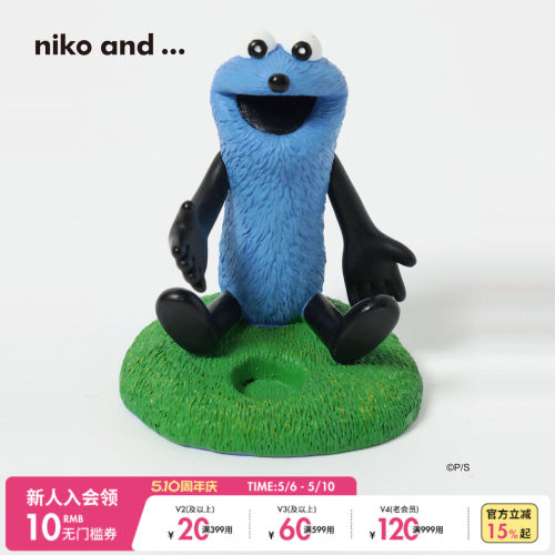 niko and ...PUPPET SUNSUN联名系列2025新款创意牙刷架571127