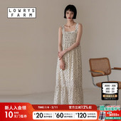 新款 LOWRYS FARM裙子女2025年夏季 碎花休闲女士连衣裙292364