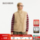 BUCH 外套602743 巴恩风仿羊羔绒无袖 WEAR马甲女2025冬季 新款