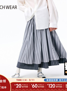 BUCH WEAR女士半身裙2025夏季新款显瘦宽松日系女士裙子326632