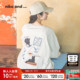 棉质宽松长袖 niko 上衣658927 2026春季 新款 and ...T恤男女同款