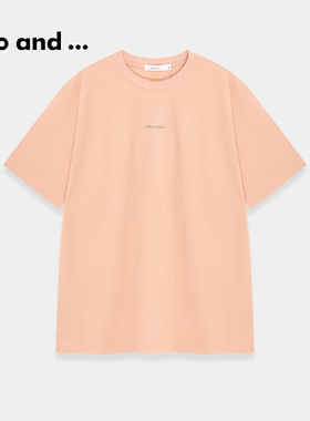 niko and ...T恤男女同款夏季新款棉质多巴胺色印花短袖121066