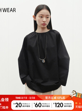 BUCH WEAR衬衫女2025夏季新款时尚宽松纯色简约日系上衣326606