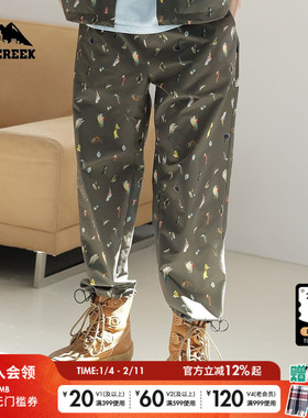 CITY CREEK休闲裤男2025年春季束脚长裤通勤出游直筒裤194663
