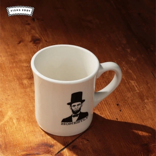 LOGO系列美式 ORIGINAL 名人头像咖啡杯水杯950632 EDDY FISHS