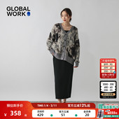 WORK 套装 女2026春季 GLOBAL 新款 优雅气质针织半裙两件套580928