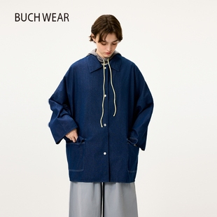 BUCH 日系流行气质廓形牛仔外套491866 WEAR外套女2025春秋新款