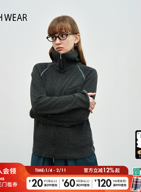 BUCH WEAR外套女2026春季新款时尚高领简约气质日系外衣323064