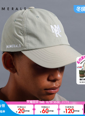 NUMERALS 鸭舌帽男女同款2026新款机能风尼龙字母棒球帽1057457