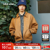 and ...NKJ牛仔衣男2026春季 新款 niko 巴恩风纯色长袖 外套253949