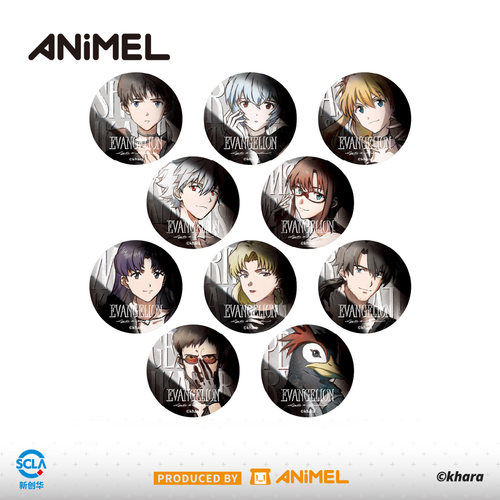 ANIMEL EVA30th联名系列马口铁徽章(光与影 随机10款)673292