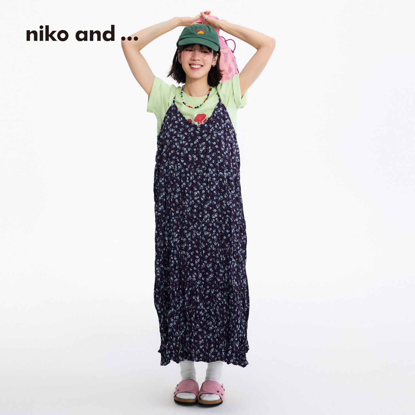 niko and ...连衣裙女[十五]2026夏季新款碎花吊带