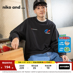 niko and ...PlayStation限定合作系列2026春季运动卫衣292421