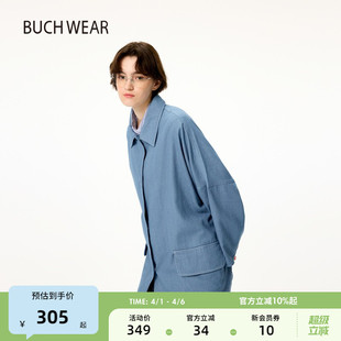 新款 日系流行气质廓形牛仔外套491866 WEAR外套女2026春季 BUCH