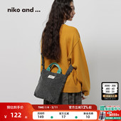 and ...提包女2025新款 个性 niko 时尚 潮流通勤手提斜挎包611272