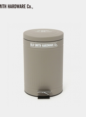 OLD SMITH HARDWARE Co.带盖脚踩脚踏式家用办公室垃圾桶 822094