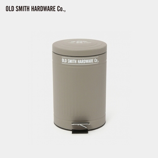 家用办公室垃圾桶 OLD Co.带盖脚踩脚踏式 HARDWARE 822094 SMITH