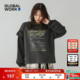WORK 上衣女26春季 新款 GLOBAL 设计感休闲花边收口长袖 T恤599584