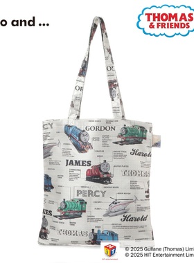 niko and ...托马斯小火车联名系列2025新款休闲卡通提包451409