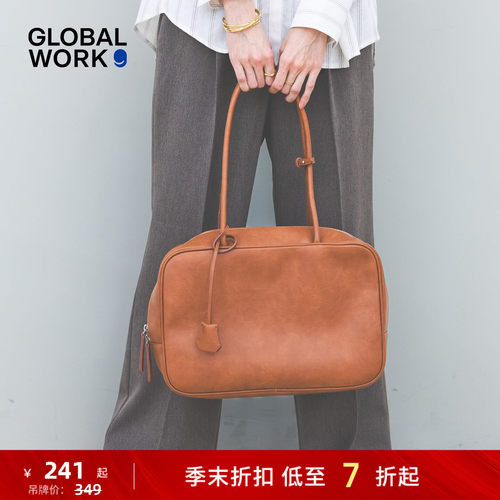 GLOBAL WORK 包袋2026新款通勤约会大容量日式手拎包660806