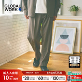 通勤廓形直筒长裤 GLOBAL 576869 男2026春季 新款 WORK 休闲裤