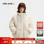 niko 蓬松面包服保暖厚外套570623 新款 and ...羽绒服女2025冬季
