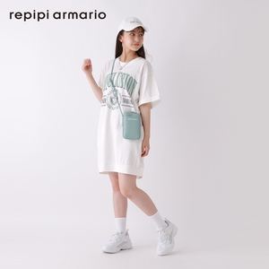 repipi armario连衣裙女2023夏季新款字母休闲慵懒风T恤裙969872