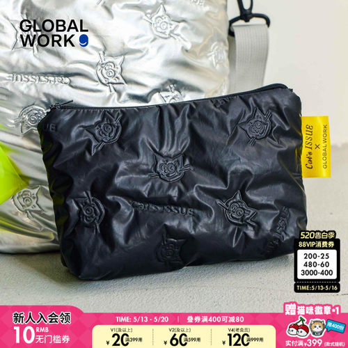 GLOBAL WORK cat's issue系列2026新款猫咪旅行收纳小包636180