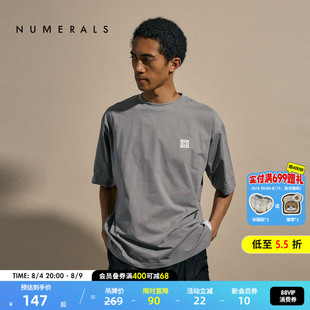 NUMERALS T恤男2026夏季新款户外运动风圆领短袖上衣637705